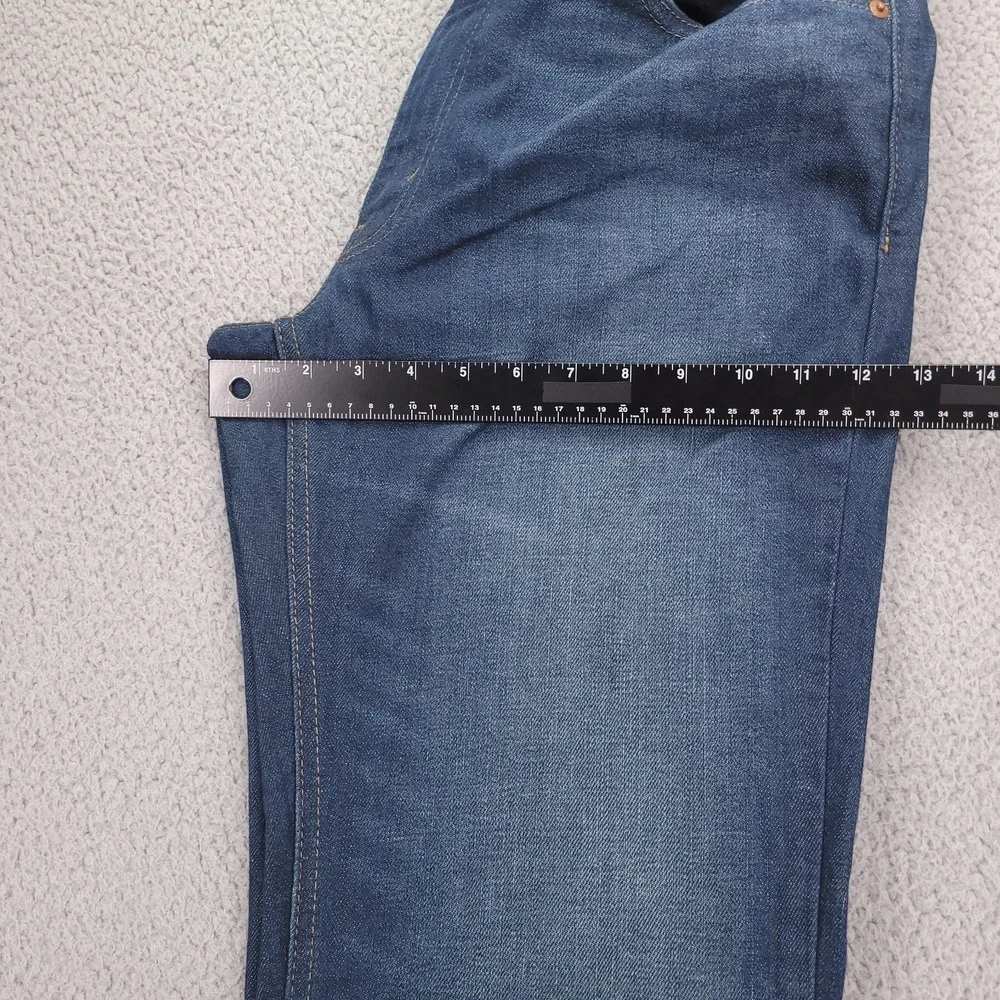 LEVIS 541 Jeans Mens Size 33x32 Athletic Fit Tapered Leg Dark Wash Stretch Denim